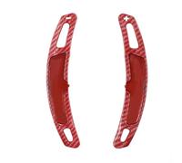 Levas de cambio volante Compatible Con Porsche Para Boxster Para Cayman 718 2017-2022 Para Spyder 2020-2022 Levas Cambio En El Volante Coche 2 Piezas(Carbon Red)