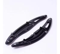 Levas En Volante Compatible Con Porsche Para Spyder 918 2015-2017 Para Boxster Para Cayman 718 2016-2019 2 Piezas Extensión Paleta De Cambio De Volante De Aluminio Accesorios Para Automóvil(Black)