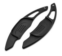 Levas En Volante Compatible Con VW Para SCIROCCO Para POLO Para GTI 2015 2016 2017 2018 Paleta De Cambio De Volante Accesorios De Coche Aleación De Aluminio(Black)