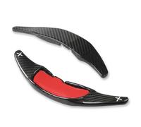 Levas volante Compatible Con Benz Para A45 W176 CLA45 C117 2015 2016 2017 Para GLC X253 C253 2017 Cubierta De Extensión De Palanca De Cambios De Carbono Para Volante De Coche