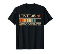 Level 05 Complete Vintage 05 Years 5th Wedding Anniversary Camiseta gráfica económica