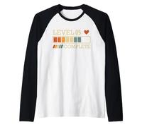 Level 05 Complete Vintage 05 Years 5th Wedding Anniversary Camiseta Manga Raglan