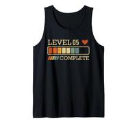 Level 05 Complete Vintage 05 Years 5th Wedding Anniversary Camiseta sin Mangas