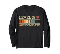 Level 05 Complete Vintage 05 Years 5th Wedding Anniversary Manga Larga
