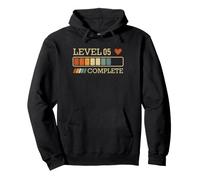 Level 05 Complete Vintage 05 Years 5th Wedding Anniversary Sudadera con Capucha