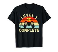 Level 1 Complete First Year Him Her 1st Wedding Anniversary Camiseta
