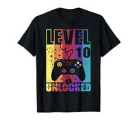 Level 10 Unlocked Birthday Level Up 10th Birthday Gamer 10 Camiseta