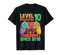 Level 12 Unlocked Since 2014 Son Gamer 12nd Birthday Boys Camiseta