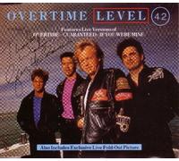 LEVEL 42 - OVERTIME (SINGLE - LIMITED EDITION + PICTURE INNER SLEEVE) 4 TRACKS 1991