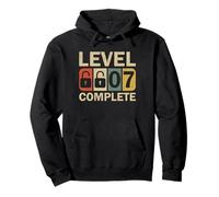 Level 7 Complete For Couples Funny 7th Wedding Anniversary Sudadera con Capucha