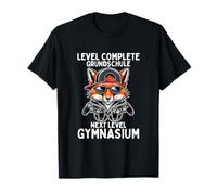 Level Complete Escuela Primaria Next Level Gymnasium Gaming Fox Camiseta