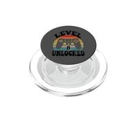 Level Eight Unlocked 8th Birthday tee Video Game 8 Year Old PopSockets PopGrip para MagSafe