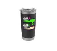 Level Gamer 4 Completa 5 Cargando Transición Escolar Vaso térmico de acero inoxidable de doble pared