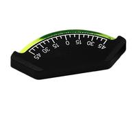 Level Indicator - Bubble Gauge for Alignment Accuracy | High Contrast Reading Window with Calibrated Balance Scale & Compact Mount Design for Travel Parking, Camping Stops, Trailer Setup and Motorhome