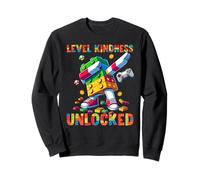 Level Kindness Unlocked Master Builder Gamer Boys Teacher Sudadera
