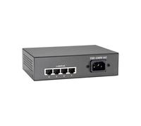 Level One Switch 5 puertos FEP-0511 – 10/100 Mbps PoE, Bidireccional completo – Gris