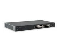 Level One GTL-2661 Switch Gestionado L2 Gigabit Ethernet 24x GE 2x10GSFP+ Montaje en Rack