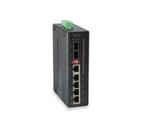 Level One IES-0620 - switch - 4 ports - DIN rail mountable