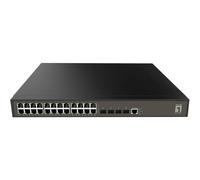 Level One Switch GEL-2871 Gestionado L2+ 24 Puertos Gigabit Ethernet 4 Puertos SFP Montaje en Rack 19"