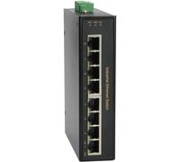 Level One Switch IFP-0801 8x FE 4x PoE 126W Gestionable para Montaje en Pared y Carril DIN Gigabit Ethernet
