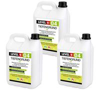 LEVEL PLUS 04 Imprimación de profundidad LF 15L, imprimación para paredes interiores y exteriores, colores profundos, papel pintado, imprimación universal, lista para usar en superficies absorbentes