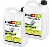 LEVEL PLUS 04 Imprimación profunda LF 10 L, imprimación para paredes interiores y exteriores, colores profundos, papel pintado, imprimación universal, lista para usar en superficies absorbentes