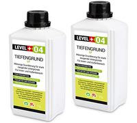 LEVEL PLUS 04 Imprimación profunda LF 2L, imprimación para paredes interiores y exteriores, colores profundos, papel pintado, imprimación universal, lista para usar en superficies absorbentes