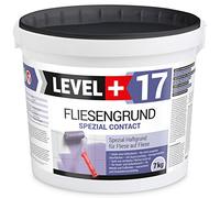 LEVEL PLUS 17 Baldosas de 7 kg de imprimación especial para azulejos, base de cuarzo, color azul, para interior y exterior, resistente a las heladas y al agua