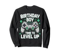 Level Up Birthday Boy Video Cumpleaños Gamer Party Sudadera