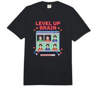 Level Up Brain Nerd Humor Poder Videojuego Fan Gamer Cita Comfort Colors Adult Heavyweight T-Shirt