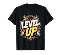 Level UP | Gimnasio/Sala Fitness Motivación Deportiva Camiseta