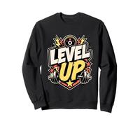 Level UP | Gimnasio/Sala Fitness Motivación Deportiva Sudadera