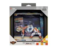 Level Up Labs Marcos de píxeles: Street Fighter III (3), 3rd Strike, Moment #37, Caja de Sombra 3D, decoración enmarcada para Pared, hogar, exhibición de estantes, póster de Juego, coleccionables,