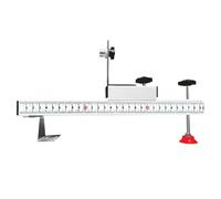Level Wall Mount - 11,81 x 3,94 in Wall Level Mount | Stainless Steel Height Adjustable Bracket | Small Levels Support Stand | Adjustable Height Level Equipment Bracket with Scale for Construction