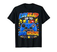 Leveled Up To 3rd Grade Gamer Back To School Student Camiseta