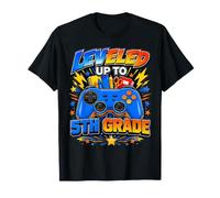 Leveled Up To 5th Grade Gamer Back To School Student Camiseta