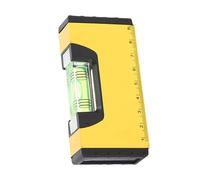 Leveler Magnet - Base Magnética Amarillo Amarillo Aluminio Negro Shock Torpedy Niveles De Espíritu Para La Creación De Decoración Del Hogar | Nivel Torpedo A Prueba De Choque Con Base Magnética |