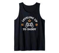 Leveling Up To Daddy - Promovido To Dad Gamer Mens Funny Camiseta sin Mangas