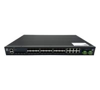 LevelOne 28-Port Managed Gigabit Industrial Fibra de Vidrio Interruptor de La