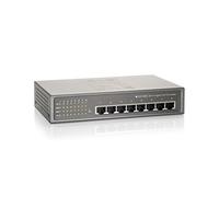 LevelOne GEP-0820W90 switch Gigabit Ethernet (10/100/1000) Gris Energía sobre Ethernet (PoE)