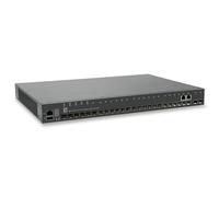 LevelOne Conmutador de fibra óptica Gigabit de 28 puertos apilable L3 Lite (2 x Gigabit SFP/RJ45 Combo, 2 x 10 GbE SFP+, 1 x 10 GbE Module Slot)