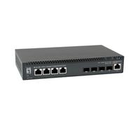 LevelOne Conmutador de Red, 4 Puertos 10GE, 4 Puertos 10G SFP+, conmutación de Alta Velocidad