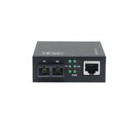 LevelOne Smart Gigabit RJ45-SC Medienkonverter, Multimode-Glasfaser, 850 nm, 500 m, kompatibel mit 19-Zoll-Rack-Montagegeh?usen, 1000 Mbit/s, 10Base-T, 100Base-T, 1000Base-T, IEEE 802.3, IEEE 802.3ab