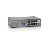 LevelOne FEP-0800W65 - Conmutador (8 unidades)