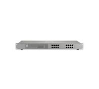 LevelOne fep-1612 Fast Ethernet (10/100) Power Over Ethernet (PoE) Grey - Network Switches (Fast Ethernet (10/100), 10BASE-T, 100BASE-TX, IEEE 802.3, IEEE 802.3 af, IEEE 802.3 at, IEEE 802.3u, IEEE 802.3 x, Cat3, Cat4, Cat5, 4000 Entries, 3.2 Gbit/s)