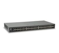 LevelOne FGU-5021 - Interruptor - No Administrado - 48 x 10/100 + 2X