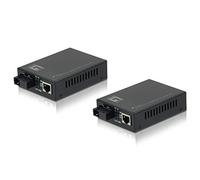 LevelOne FVT-2202 convertidor de medio 100 Mbit/s Negro - Convertidor de red (100 Mbit/s, IEEE 802.3,IEEE 802.3u,IEEE 802.3x, Ethernet rápido, 10,100 Mbit/s, 10BASE-T,100BASE-TX, 100BASE-FX)