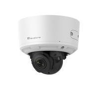 LevelOne Gemini Zoom - Cámara dom-IP (8 megapíxeles, H.265, zoom óptico de 4,3x, PoE 802.3af, LED IR, audio bidireccional, interior y exterior, a prueba de vandalismo)