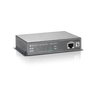 LevelOne GEP-0520 - Switch de Red (10 Gbit/s, 4 Puertos, 61.6 W, RJ-45), Gris