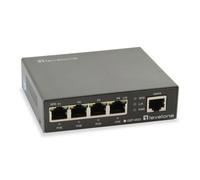 LevelOne GEP-0523 - Interruptor - 4 x 10/100/1000 (PoE+)